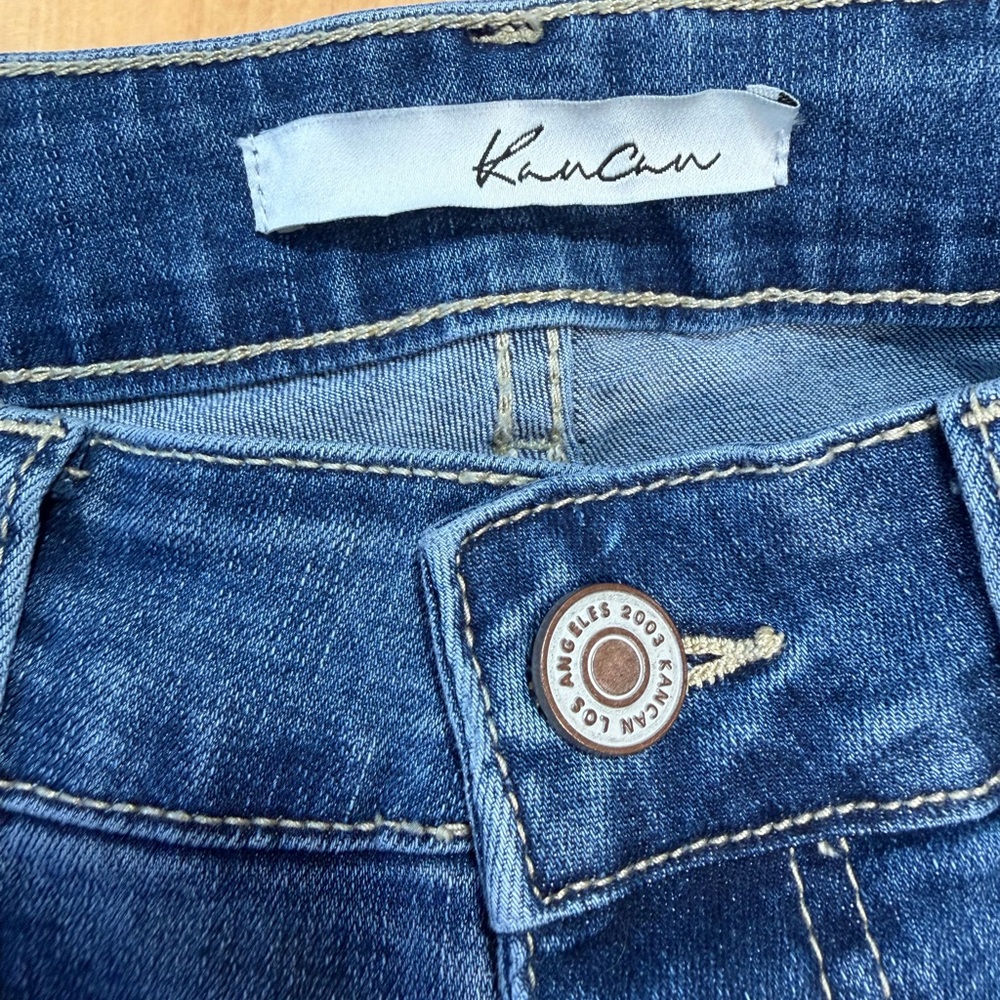 KanCan Dark Blue Women's Skinny Jeans - Picture 5 of 8